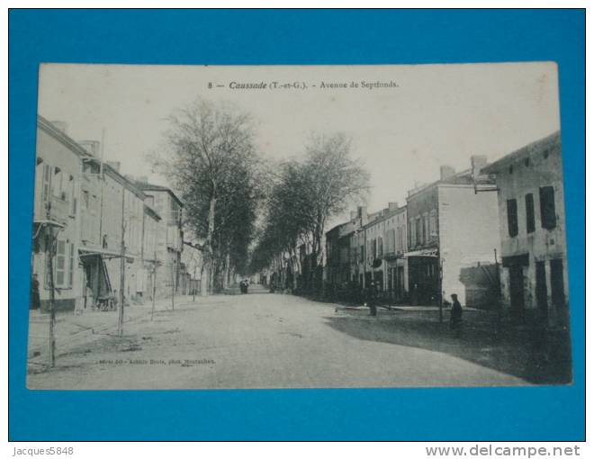 82) Caussade - N° 8 - Avenue De Septfonds - Année 1908 - EDIT  Bouis - Caussade