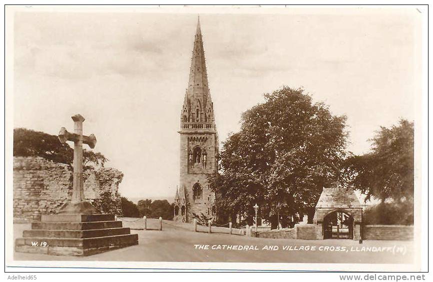 The Cathedral And Village Cross, Llandaff Near Mint - Glamorgan