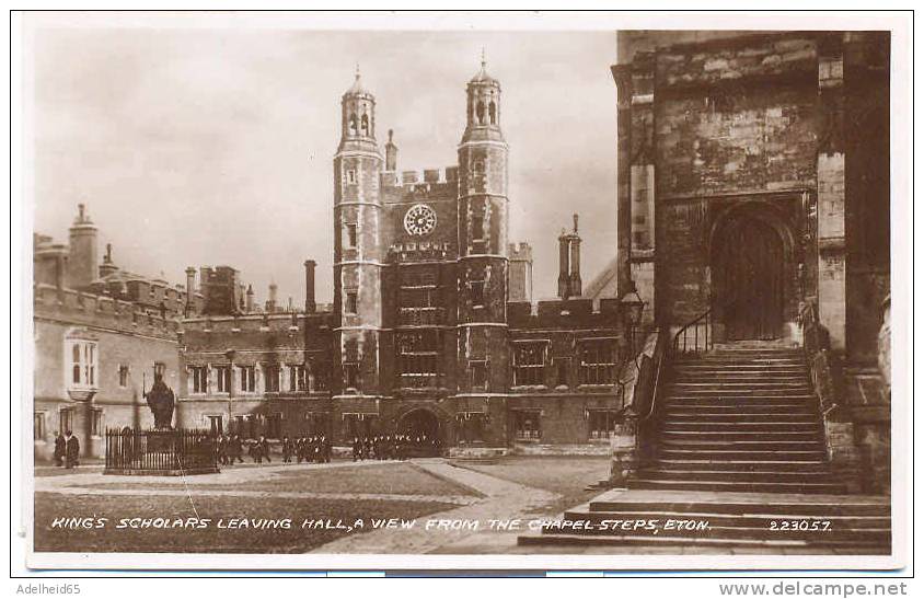 King's Scholars Leaving Hall, A View From The Chapel Steps, Eton, Mint - Other & Unclassified