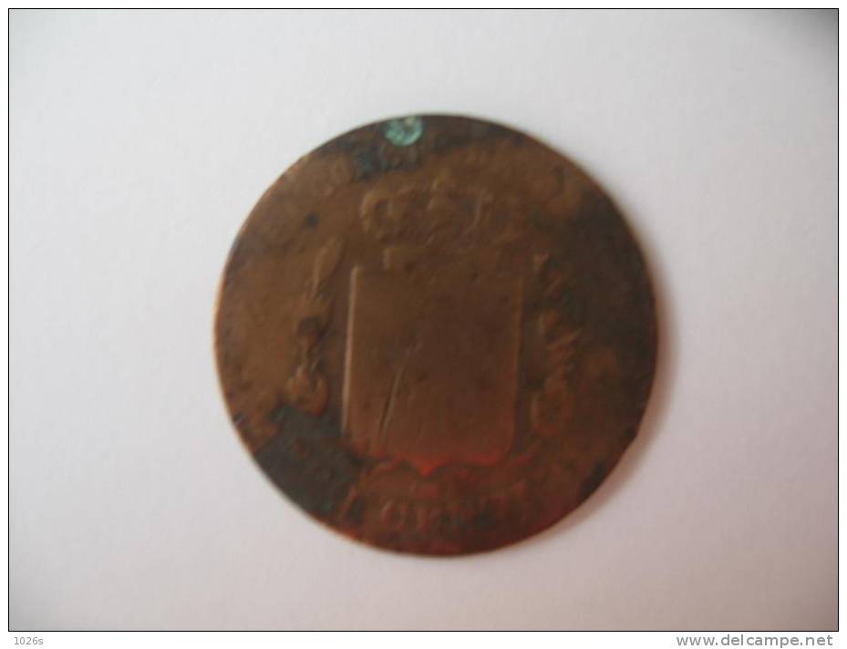 PIECE 5 CENTIMES ALPHONSO XII POR LA GRACIA DE DIOS  DE 1879 - Otros & Sin Clasificación