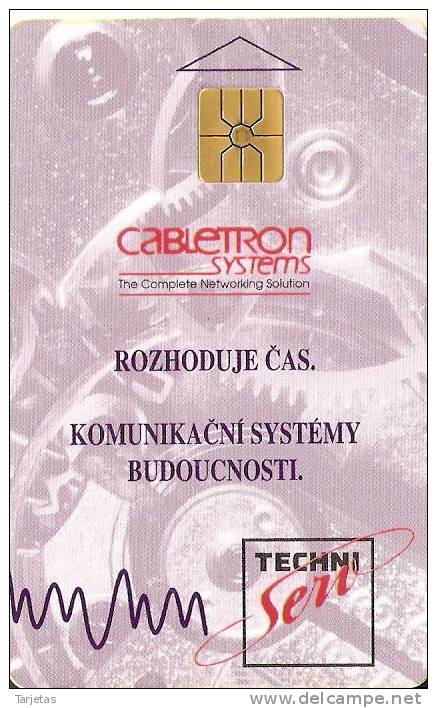 51-94 TARJETA DE LA REP. CHECA DE CABLETRON SISTEM DE TIRADA 30000 - Czech Republic