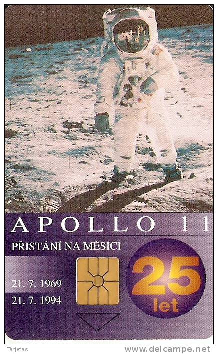 57-94 TARJETA DE LA REP. CHECA DEL APOLLO 11 - República Checa