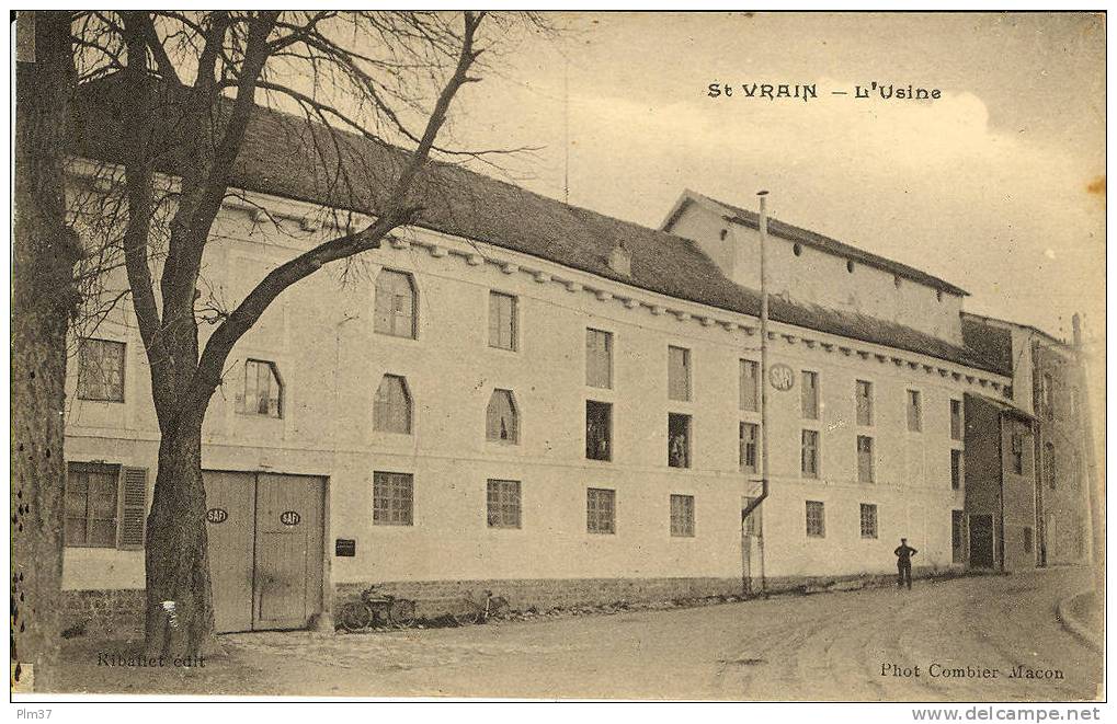 SAINT VRAIN  - L'Usine Safi - Voy. 1948 - Saint Vrain