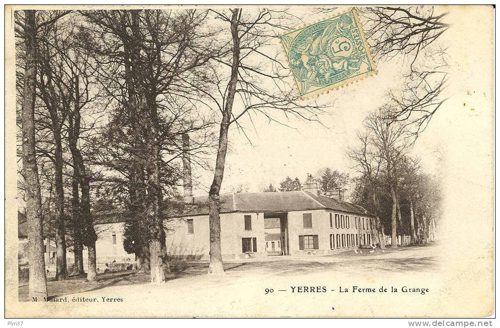 YERRES - La Ferme De La Grange - Voy. 1906 - Yerres