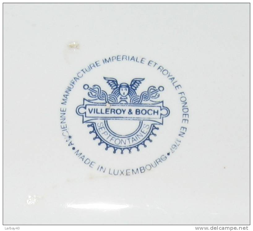 1 Ravier Double Villeroy & Boch - Motif Fleurs - Villeroy/Boch (LUX)