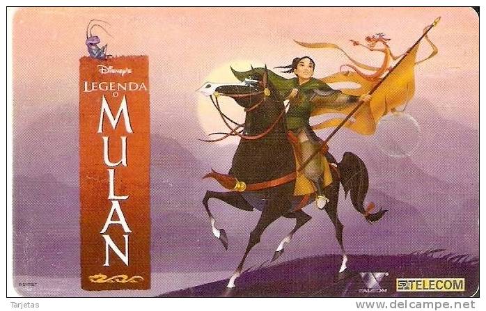 42-98 TARJETA DE LA REP. CHECA DE MULAN - DISNEY - Czech Republic