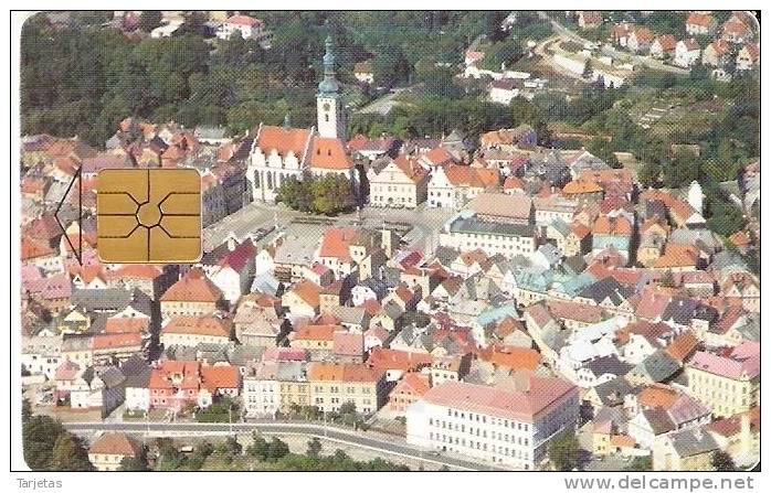 34-00 TARJETA DE LA REP. CHECA DE LA CIUDAD DE TABOR - Czech Republic