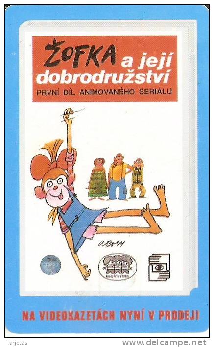 41-01 TARJETA DE LA REP. CHECA DE LA PELICULA ZOFKA  (CINE-CINEMA) - Czech Republic