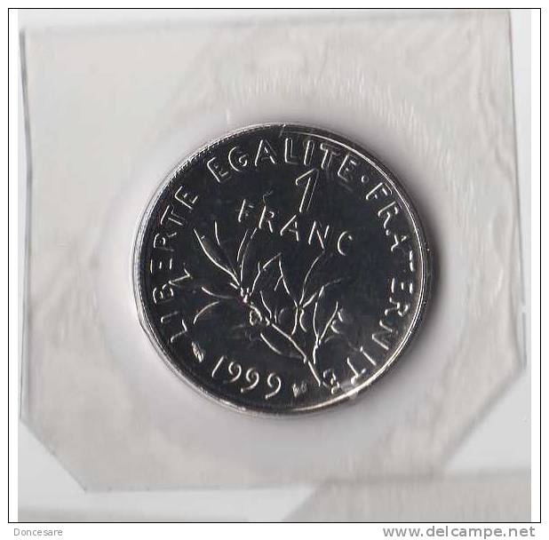 ** 1 FRANC SEMEUSE 1999 BU Sous/vide  **13 - 1 Franc