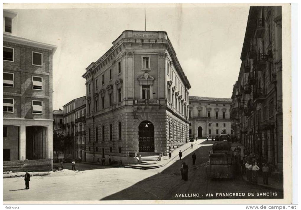 AVELLINO  - Via Francesco De Sanctis  -  VG 1952   (135) - Avellino