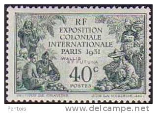 WALLIS EXPOSITION COLONIALE 66 à 69 * - Unused Stamps