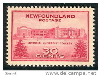 Newfoundland Unitrade 267 MNH VF University Issue 1943 Light Gum Discolouration At Top.............M42 - 1908-1947