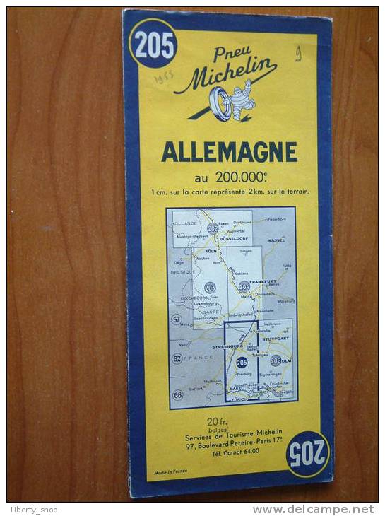 ALLEMAGNE - 1955 - MICHELIN ! - Europe