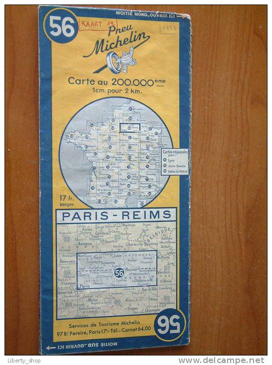 PARIS - REIMS / 1952 - MICHELIN ! - Europa