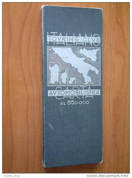 TOURING CLUB ITALIANO - CARTA AUTOMOBILISTICA - 1946 ! - Europa