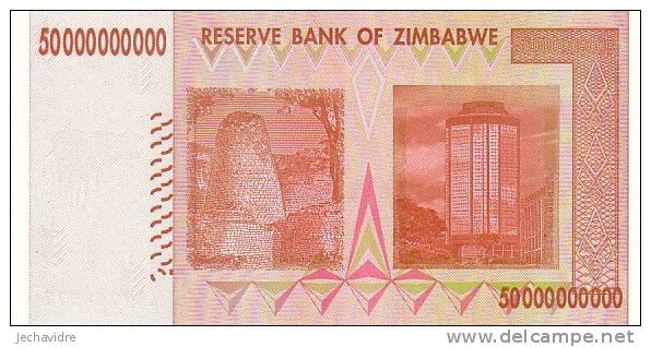 ZIMBABWE  50 Billion Dollars   Daté De 2008    ***** BILLET  NEUF ***** - Simbabwe