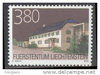 2008 LIECHTENSTEIN - HISTORIC BUILDING 1V - Unused Stamps