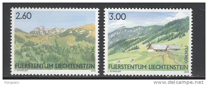 2008 LIECHTENSTEIN UPLAND PASTURES 2V - Ungebraucht