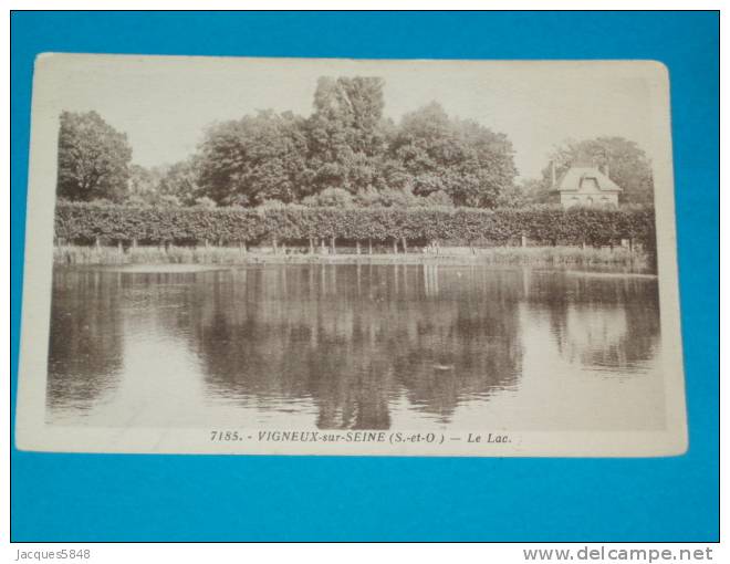 91) Vigneux Sur Seine - N° 7185 - Le Lac  - Année 1937 - EDIT Photo Edition - Vigneux Sur Seine