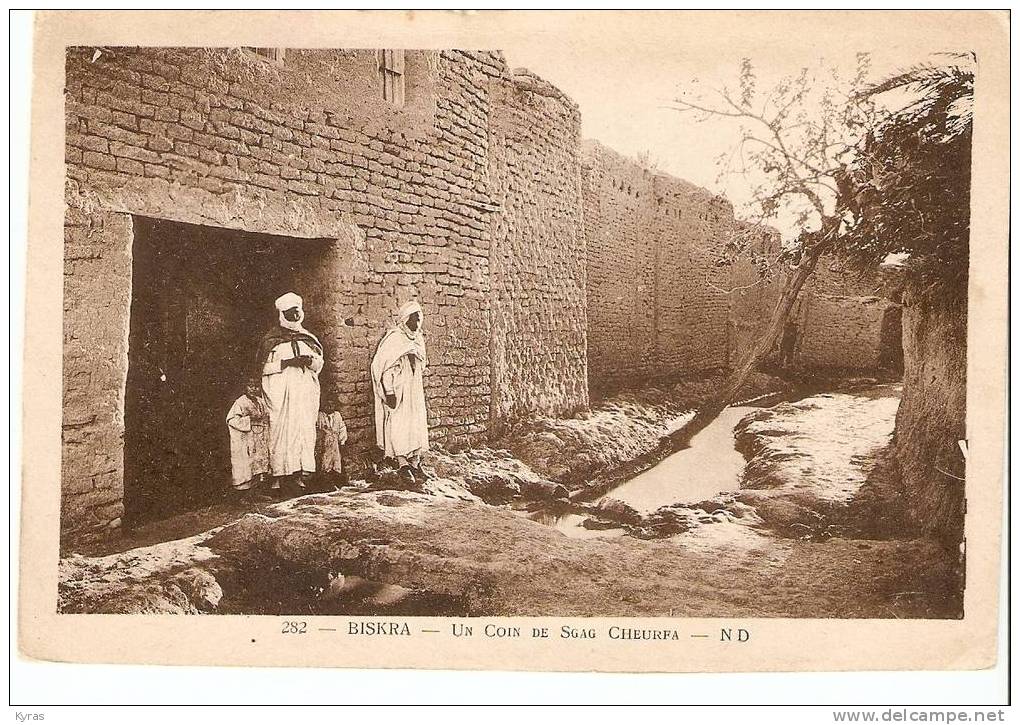 CPSM 10X15 .  BISKRA . UN COIN DU SGAG CHEURFA - Biskra