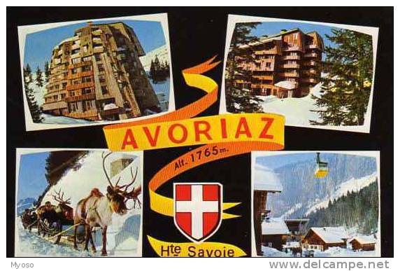 74 AVORIAZ La Premiere Station De Sports D'Hiver Sans Voiture - Avoriaz