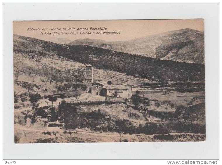 Ferentillo-terni-abbazia Di S.pietro In Valle - Terni