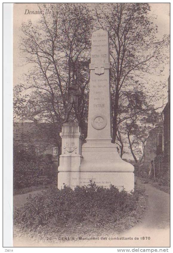 59.047/ DENAIN - Monument Des Combattants De 1870 - Denain