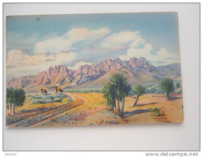 The Organ Mountains - Las Cruces - New Mexico  -  Cca 1930´s     F  -D49008 - Altri & Non Classificati