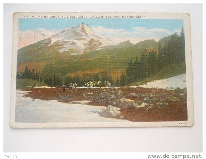 Mount Jefferson -Oregon    Cca 1930´s     F  -D49013 - Autres & Non Classés