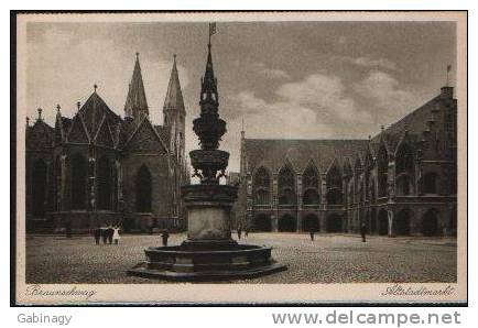 *GERMANY - BRAUNSCHWEIG-001 - ALTSTADTMARKT - Braunschweig