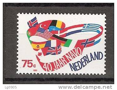 Netherlands Nederland Pays Bas Niederlande 1423 MNH; Vlaggen, Flag, Les Couleurs Nationales, Bandera ; NATO Countries - Postzegels