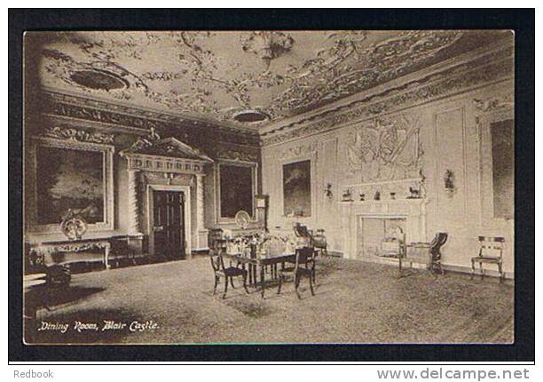 3 Early Postcards Blair Castle Perthshire Scotland - Ball Room - Dining Room - Drawing Room - Ref 333 - Perthshire