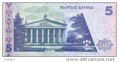 KIRGHIZISTAN 5 Som 1997 Pick 13 - UNC X 5 PIECES - Kirghizistan