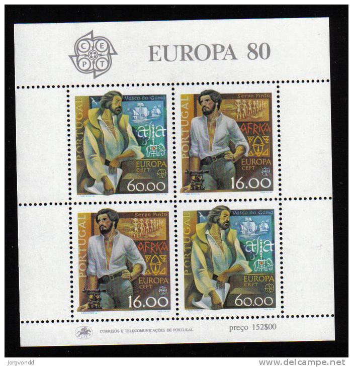 CEPT-1980-Portugal-postfr     . - 1980