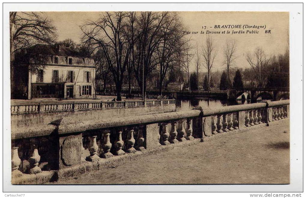 K13 - BRANTOME - Vue Sur La Dronne Et Le Jardin Public - Brantome