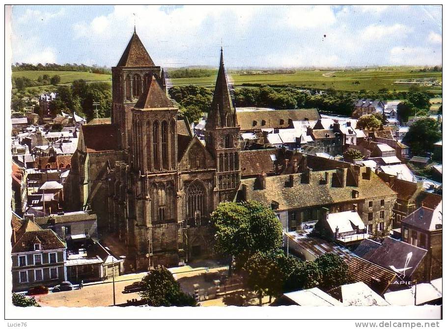 SAINT PIERRE SUR DIVES  - L´Eglise  - En Avion Au - Dessus  De .....   -   N° 2 K - Otros & Sin Clasificación