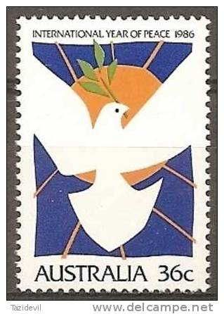 AUSTRALIA - MNH ** 1986 Peace Year. Scott 1004 - Ungebraucht