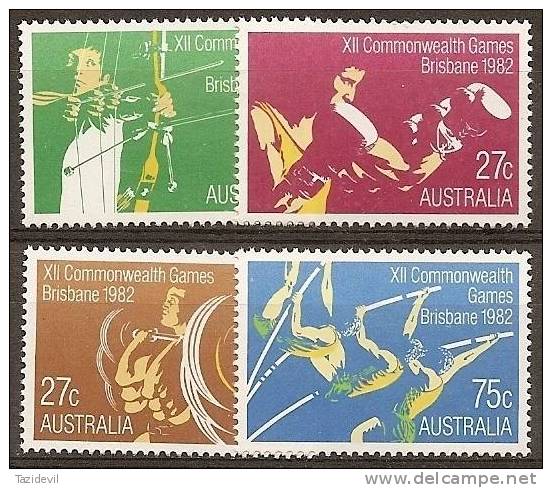 AUSTRALIA - MNH ** 1982 Commonwealth Games. Scott 842-5 - Mint Stamps