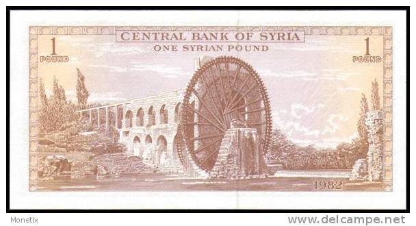 Syria # 93e, 1 Pound, 1982/AH1402, UNC - Syrien