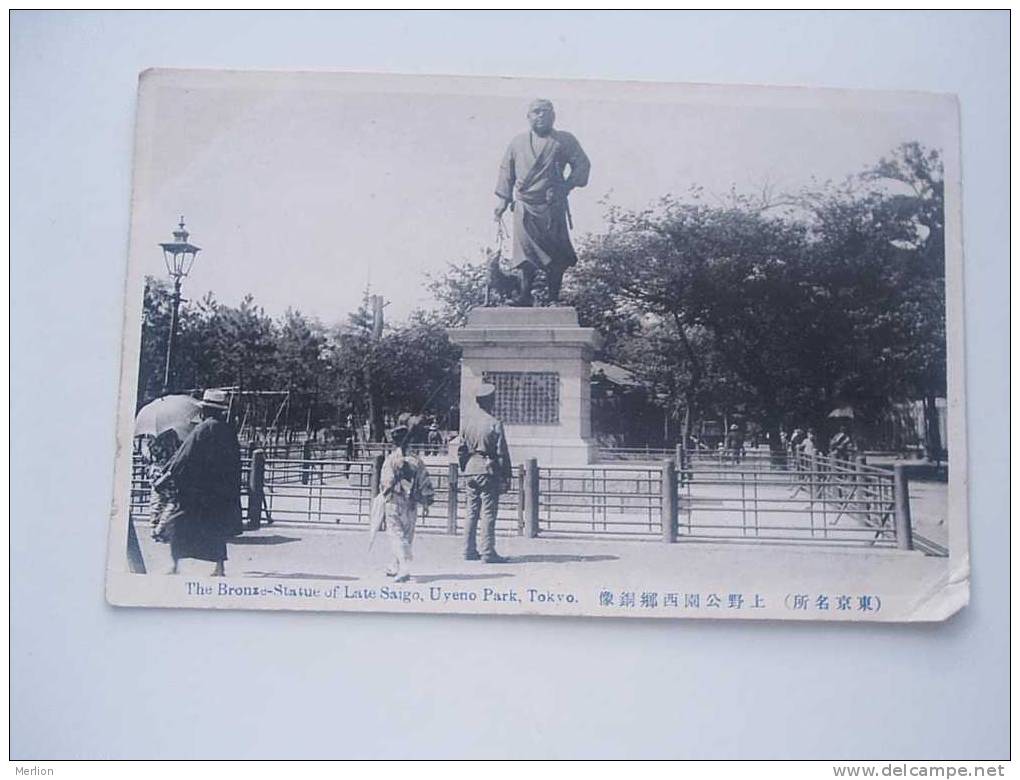 Japan -Tokyo - The Bronze Statue Of Late Saigo Uyeno Park - Animated - Cca 1910´s  F  -D49079 - Tokyo