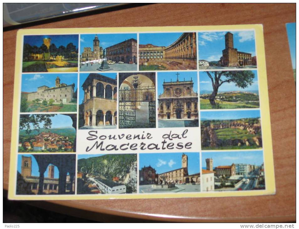 MACERATA - Souvenir Colori VG 1972 - Macerata