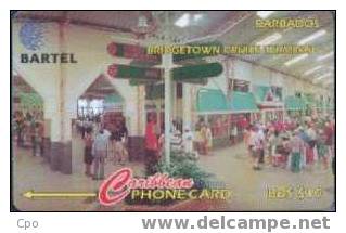 # BARBADOS 8 Bridgetown Cruise Terminal $10 C&w   Tres Bon Etat - Barbados (Barbuda)