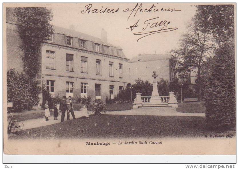 59.092/ MAUBEUGE - Le Jardin Sadi Carnot - Maubeuge