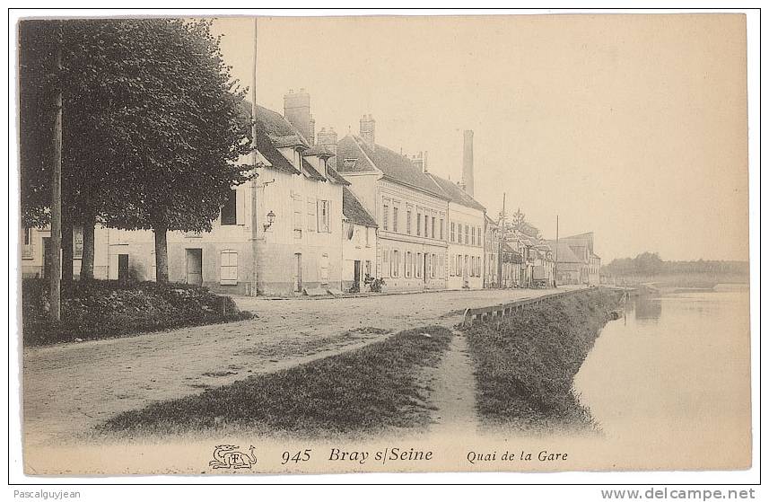 CPA BRAY SUR SEINE - QUAI DE LA GARE - Bray Sur Seine