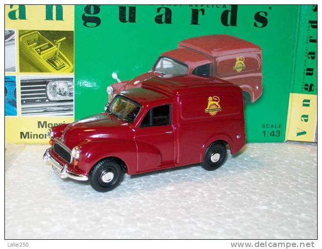 VANGUARDS - MORRIS MINOR  VAN   Scala 1/43 - Autres & Non Classés