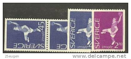 SWEDEN 1967 MICHEL No: 568-569 MNH - Unused Stamps