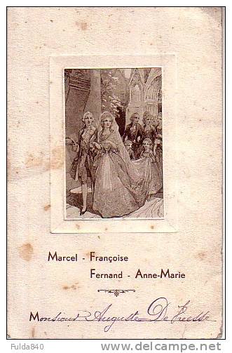 CM.  CARTE INVITATION MARIAGE.   1935. - Marriages