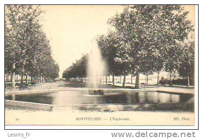 CPA - MONTPELLIER - L'ESPLANADE - N. D. - 10 - Montpellier