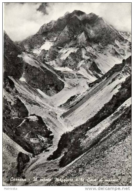 CARRARA   -  Il Monte Maggiore E Le Cave Di Marmo  -  VG 1962     (225) - Carrara