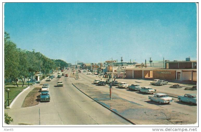 Jefferson Davis Highway West Beach Mississippi, 1950s/60s Vintage Postcard - Altri & Non Classificati